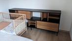 Teak lage kast Sanskriet, Huis en Inrichting, Ophalen, Gebruikt, Teakhout, 200 cm of meer