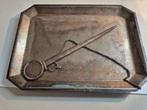 silver plated schaal met brievenopener, Antiek en Kunst, Verzenden