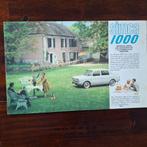 SIMCA 1000   1961, Boeken, Auto's | Folders en Tijdschriften, Ophalen of Verzenden, Zo goed als nieuw, Overige merken
