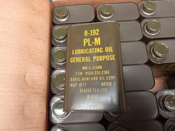 14 cartons de 24 bidons huile lubrifiant pour armes ou autre, Enlèvement