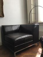Kramfors Ikea hoekzit 1-pers.  zetel echt leer bruin hoezen, Comme neuf, Brun, Enlèvement, Cuir