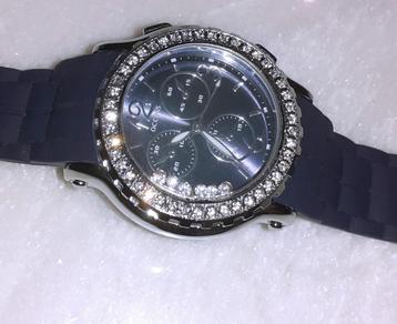 horloge dames blauw met strass Access beschikbaar voor biedingen