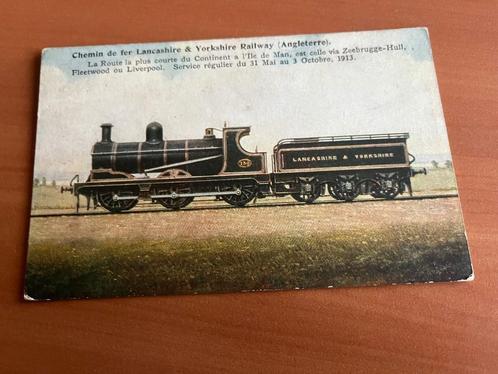 Stoomtrein: Lancashire &Yorkshire Railway-Spoorwegen, Verzamelen, Postkaarten | Themakaarten, Ongelopen, Voor 1920, Voertuig, Verzenden