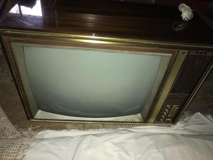 PHILIPS X26K221 1 1968-1974 vintage televisie, Audio, Tv en Foto, Televisies, Gebruikt, 60 tot 80 cm, Philips, Ophalen