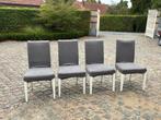 4 IKEA-stoelen, Huis en Inrichting, Stoelen, Ophalen, Zo goed als nieuw, Vier, Stof