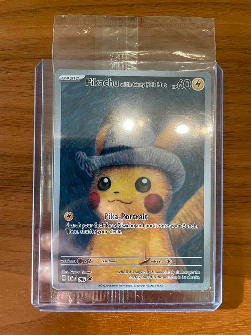 Pikachu Van Gogh Pokémonkaart (Grey Felt Hat), Hobby & Loisirs créatifs, Jeux de cartes à collectionner | Pokémon, Neuf, Enlèvement ou Envoi