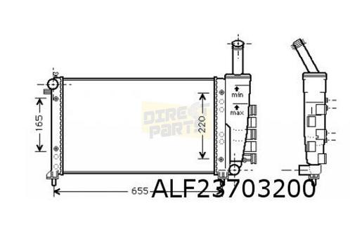 Fiat Punto / Idea (1.2i) radiateur (alleen bij Valeo koelpak, Autos : Pièces & Accessoires, Climatisation & Chauffage, Fiat, Neuf