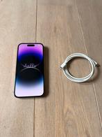 Iphone 14 PRO 128GB + 2x glazen screen protector, Telecommunicatie, Mobiele telefoons | Apple iPhone, Ophalen, Paars, Zo goed als nieuw
