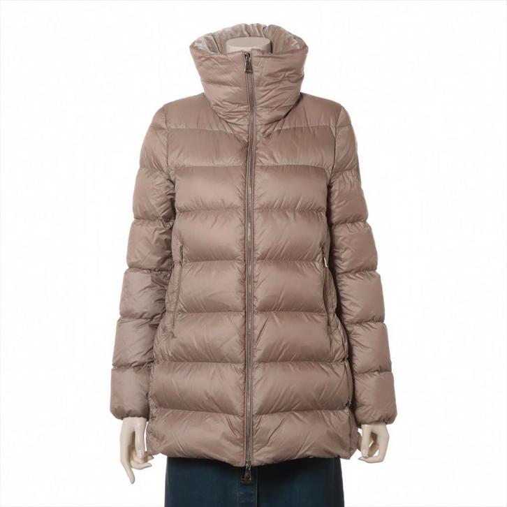 Moncler Torcon donsjack maat 0, Kleding | Dames, Jassen | Winter, Gedragen, Maat 36 (S), Beige, Verzenden