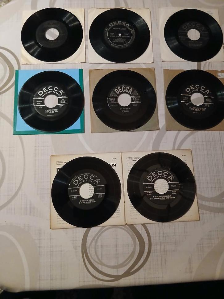 Vinyles Al Jolson '7, CD & DVD, Vinyles Singles, Utilisé, Single, Jazz et Blues, 7 pouces, Enlèvement ou Envoi