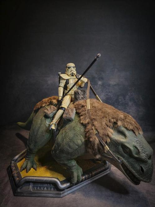 Star wars dewback and sandtrooper diorama., Verzamelen, Star Wars, Zo goed als nieuw, Ophalen