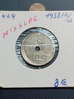 10 Centimes 1938 FR/VL misslag, Postzegels en Munten, Munten | België, Ophalen of Verzenden