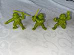 3 oude figuren van teenage mutant ninja turles - 1988, Ophalen of Verzenden, Gebruikt