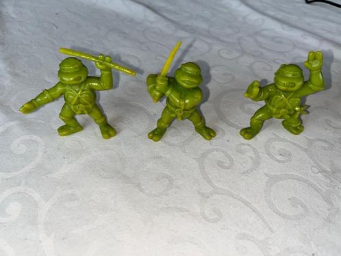 3 oude figuren van teenage mutant ninja turles - 1988, Verzamelen, Poppetjes en Figuurtjes, Gebruikt, Ophalen of Verzenden