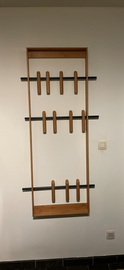 Design rek kapstok koperhuis Gent, Huis en Inrichting, Woonaccessoires | Kapstokken, Hout, Ophalen