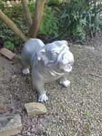 Statue chien bouledogue en résine, Jardin & Terrasse, Enlèvement, Utilisé