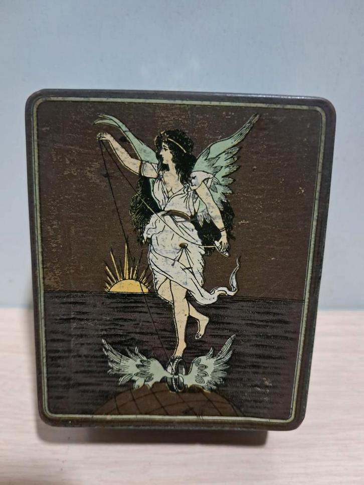 Vintage metalen blik Ring Travellers jaren 20/30, Collections, Objets militaires | Général, Enlèvement