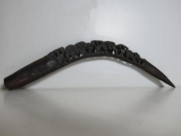 Afrikaanse ebbenhouten olifant brug beschikbaar voor biedingen