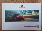 PORSCHE CAYMAN GTS 981  2014 BROCHURE 42 PAGES TEXTE Françai, Livres, Autos | Brochures & Magazines, Comme neuf, Porsche, Enlèvement ou Envoi