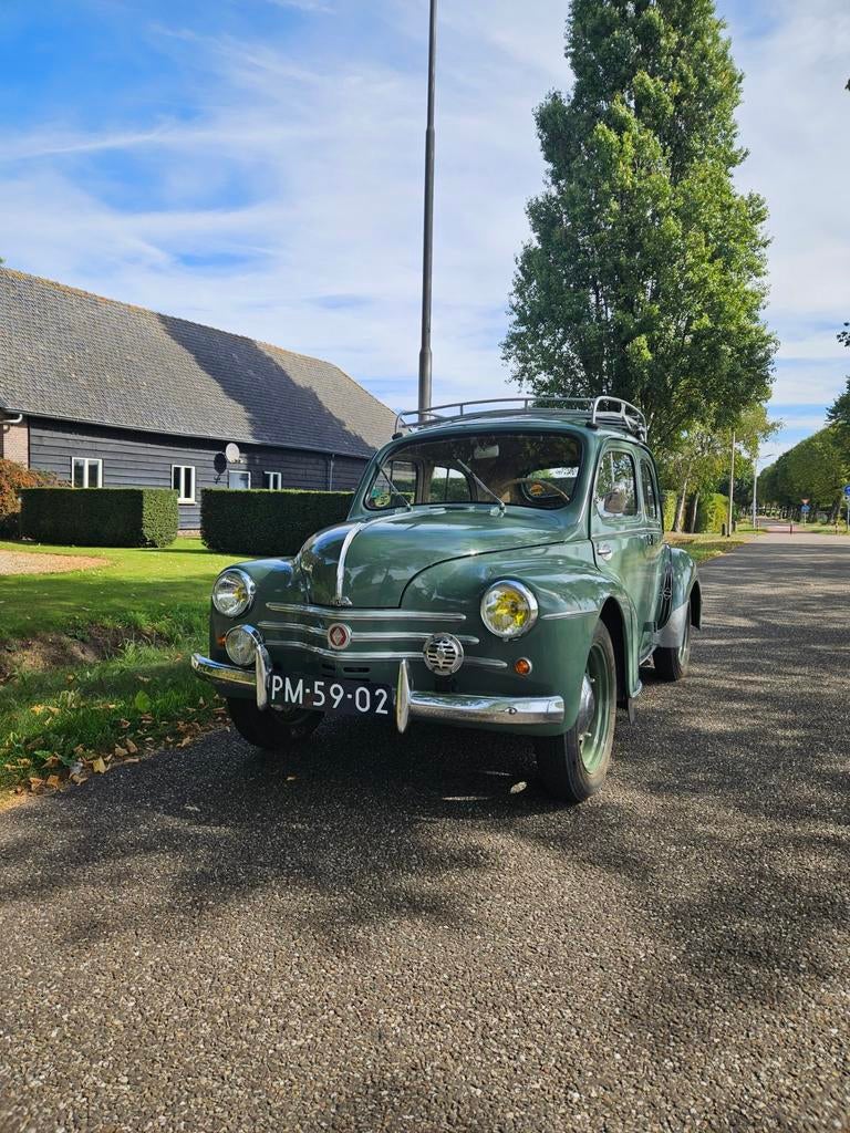 Renault 4cv 1954, Bruin, Handgeschakeld, 27 kW, Particulier