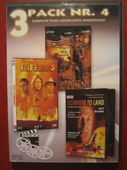 3 Pack Nr. 4 (3 films op 1 DVD), Cd's en Dvd's, Dvd's | Actie, Zo goed als nieuw, Actie, Boxset, Vanaf 16 jaar, Ophalen of Verzenden