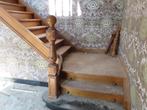 Trap - Retro - Hout - eiken -met leuning, Doe-het-zelf en Bouw, Ophalen, Gebruikt