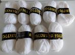 9 bollen 100% acrylwol 40 g witte kleur, Ophalen, Nieuw
