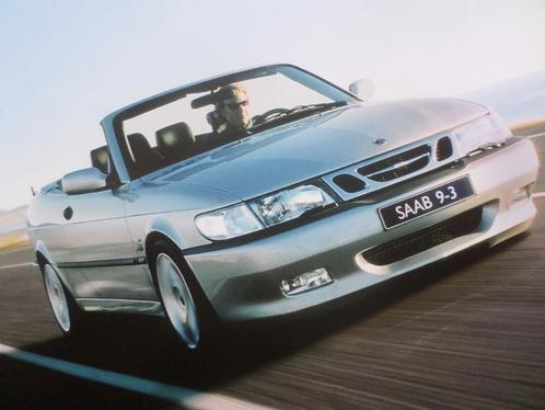 Saab 9³ 93 Cabrio 2003 Brochure, Boeken, Auto's | Folders en Tijdschriften, Ophalen of Verzenden