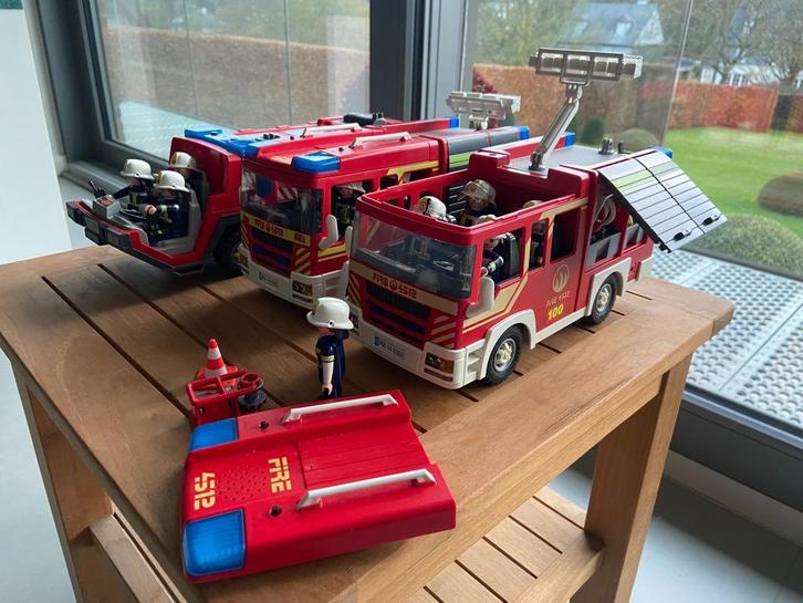 Playmobil – Brandweerwagens met Licht en Geluid, Kinderen en Baby's, Speelgoed |Speelgoedvoertuigen, Gebruikt, Ophalen of Verzenden