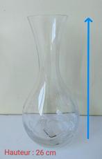 Gedecoreerde glazen vaas of karafoon, Antiek en Kunst, Ophalen