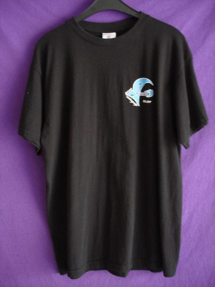 T-shirt zwart met korte mouwen en ronde hals maat XXL., Kleding | Heren, T-shirts, Gedragen, Overige maten, Zwart, Ophalen of Verzenden