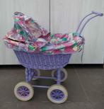 Poppenwagen met rieten mandje, Kinderen en Baby's, Speelgoed | Poppen, Ophalen, Gebruikt