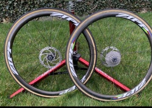 KOERSWIELEN Zipp 202 tubular, Fietsen en Brommers, Fietsonderdelen, Gebruikt, Racefiets, Wiel, Ophalen of Verzenden
