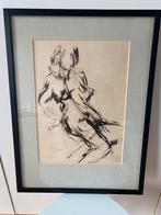 Gravure femme nue Jack Godderis, Antiek en Kunst