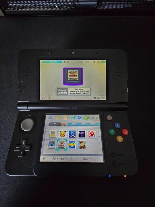 Nieuwe Nintendo 3DS, Games en Spelcomputers, Spelcomputers | Nintendo 2DS en 3DS, Zo goed als nieuw, 3DS, Zwart, Ophalen