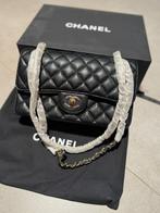 Chanel flapbag black/gold nieuw in doos., Handtassen en Accessoires, Tassen | Damestassen, Ophalen of Verzenden, Zo goed als nieuw