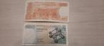 Belgische bankbiljetten 20 en 50 franken, Postzegels en Munten, Bankbiljetten | België, Setje, Ophalen