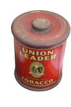 U.S. WWII Tobacco Big Tin Union Leader 14 OZ, Verzamelen, Ophalen