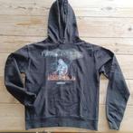 Zwarte hoodie met opdruk op voorkant maat XS, Ophalen of Verzenden, Maat 34 (XS) of kleiner