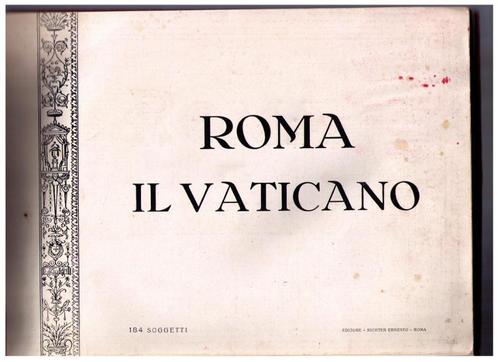 Ancien livre de 184 photos (N&B) Roma, il Vaticano, Richter, Boeken, Kunst en Cultuur | Beeldend, Gelezen, Schilder- en Tekenkunst
