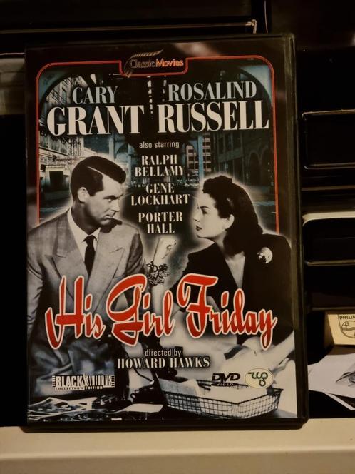His Girl Friday, Gary Grant, Rosalind Russell, Howard Hawks, Cd's en Dvd's, Dvd's | Klassiekers, Ophalen of Verzenden