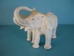 Eléphant et éléphanteau en céramique, Antiquités & Art, Enlèvement