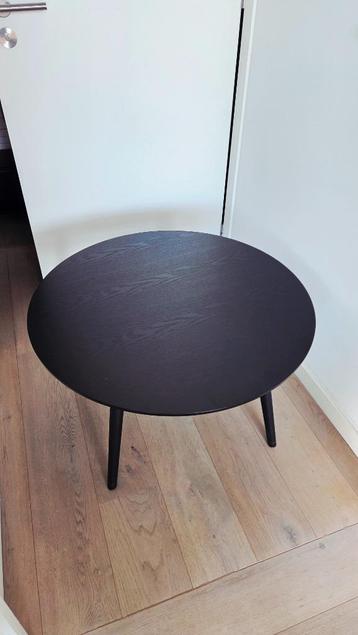 Salontafel (Casa) hout 80 cm (zwart) beschikbaar voor biedingen