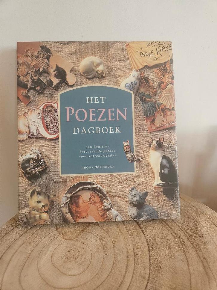 Het poezen dagboek met beschermhoes, Boeken, Dieren en Huisdieren, Nieuw, Katten, Ophalen of Verzenden