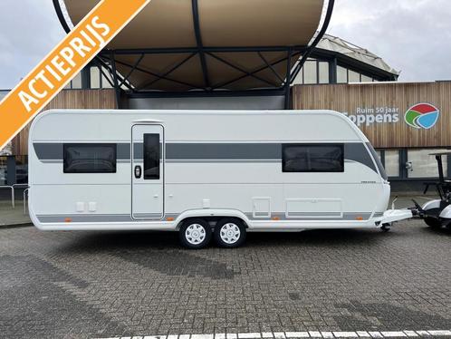 Hobby Prestige 620 CL 2024 BLACKLINE ACTIE!, Caravans en Kamperen, Caravans, Bedrijf, tot en met 4, 1500 - 2000 kg, Rondzit, Hobby