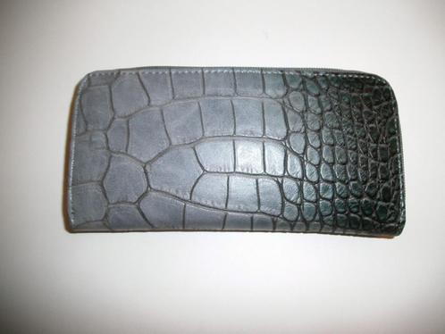 Geldbeugel grijs kunstleder, Handtassen en Accessoires, Portemonnees, Nieuw, Grijs, Ophalen of Verzenden