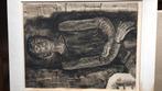 Gravure Albert Decaris gesigneerd 54/150, Antiek en Kunst, Kunst | Etsen en Gravures, Ophalen of Verzenden