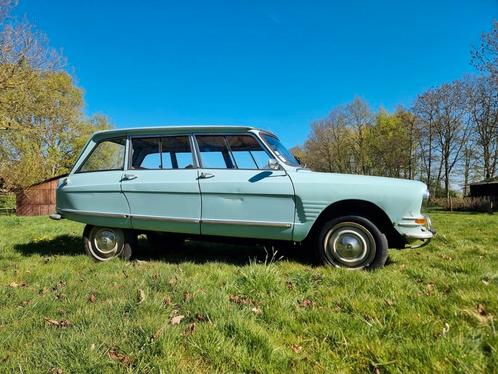 Citroën Ami 6 break van 1968 te koop aangeboden!, Auto's, Oldtimers, Citroën, Benzine, Break, Handgeschakeld, Blauw, Leder en Stof