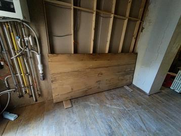 Boomstamtafel massief 220x97 8cm dik - rivertafel basis beschikbaar voor biedingen