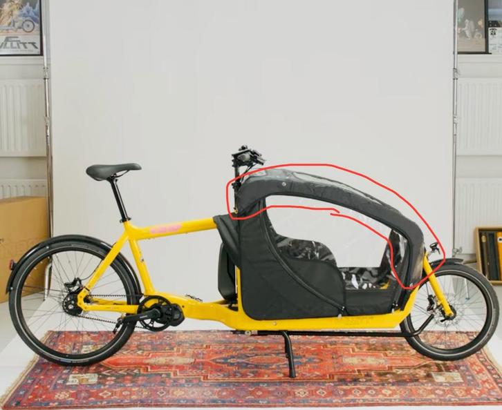 Larry VS Harry regen tent, Fietsen en Brommers, Fietsen | Cruisers en Lowriders, Zo goed als nieuw, Ophalen